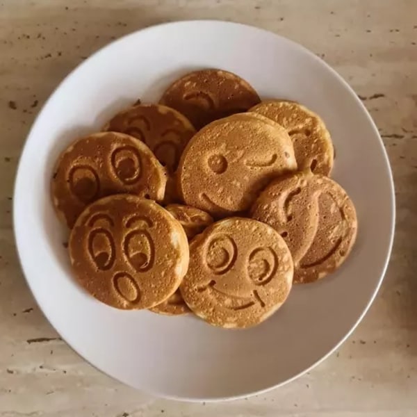Stekpanna för Ägg & Pannkaka - Emoji / Smiley Black