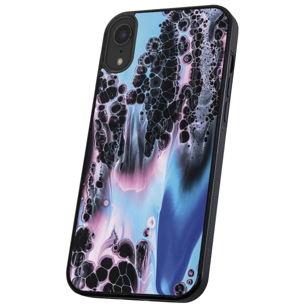 iPhone X/XS - Deksel/Mobildeksel Marmor Multicolor