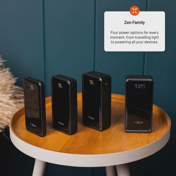 FIXED Zen2 20 USB-C PD 20W Power Bank 20.000 mAh Svart