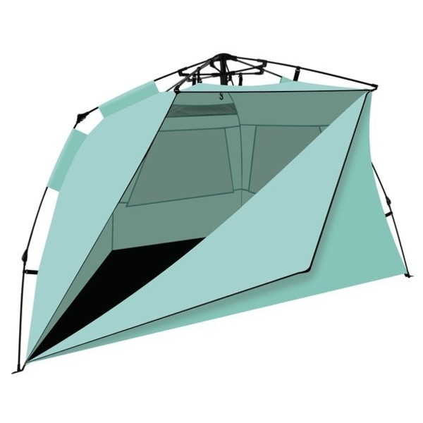 Strandtelt / Pop-Up telt / Vindskjerming - 252x135x145cm Turquoise