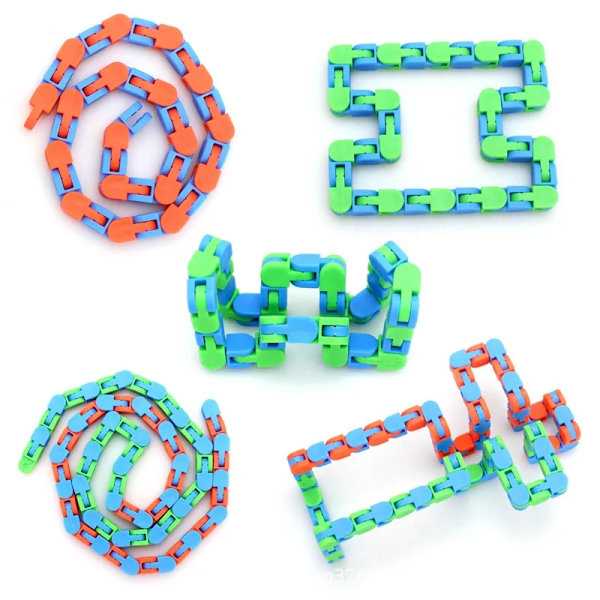 2-Pak - Wacky Tracks Fidget Toys - Legetøj / Sensory - 56 cm