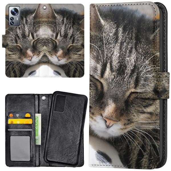 Xiaomi 12 Pro - Mobilcover/Etui Cover Sovende Kat