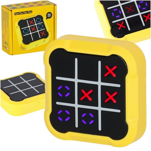 Tre-i-rad Spel - Elektroniskt Gul