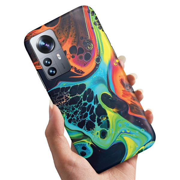 Deksel / Mobildeksel til Xiaomi 12 - Marmor Multicolor