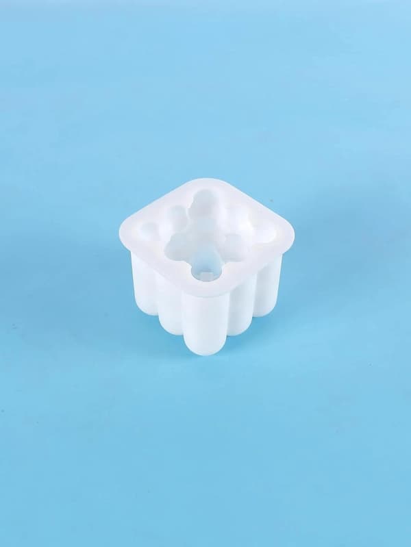 Silikoneform Lys - Form til Lystilling - Støbeform Stearin White