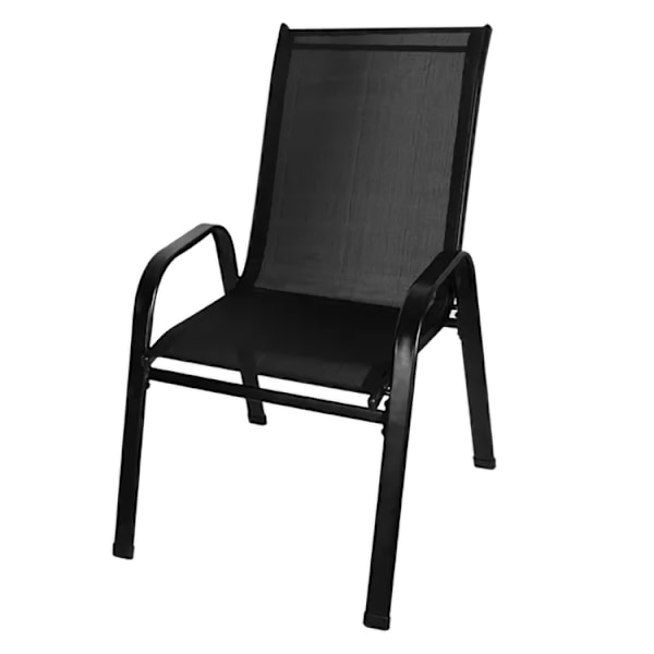 Trädgårdsstolar Set - 4 st Black