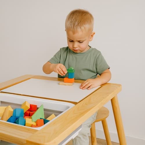 Leksaksbord med Stol för Barn