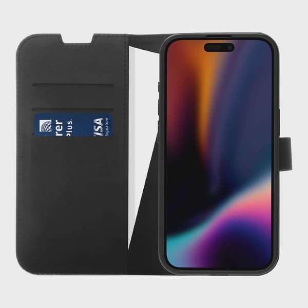 X2O Classic Wallet Plånboksfodral iPhone 17 Svart