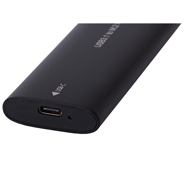 USB 3.1-kabinett för intern M.2 SSD Svart