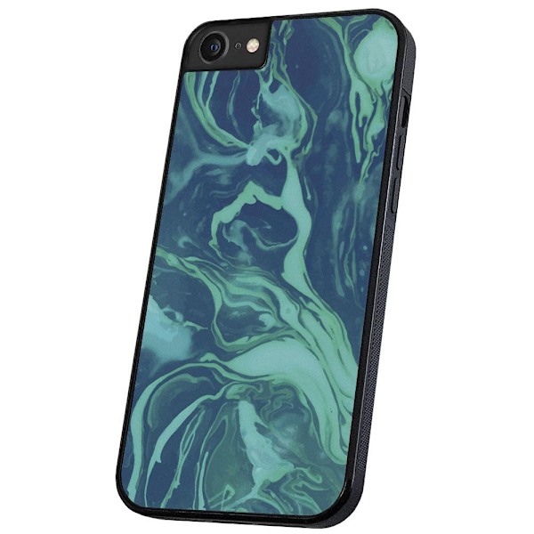 iPhone 16e/17e - Deksel/Mobildeksel Marmor