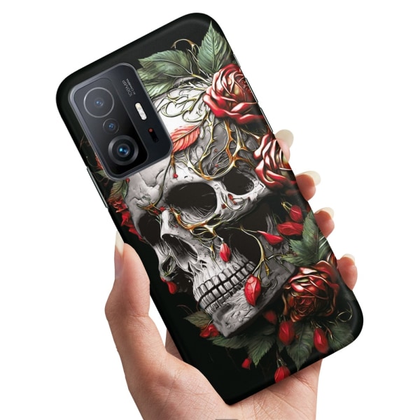 Xiaomi 11T/11T Pro 5G - Deksel/Mobildeksel Skull Roses