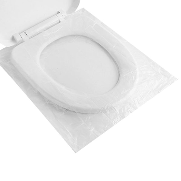 50-Pack - Toalettskydd / Toalettsits - Skydd Toalett Vit