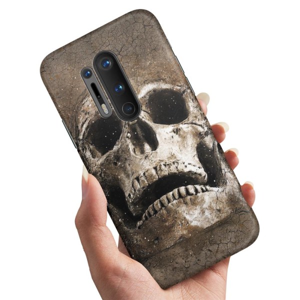OnePlus 8 Pro - Deksel/Mobildeksel Cracked Skull