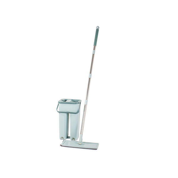 Platt Golvmopp - Mopp med hink