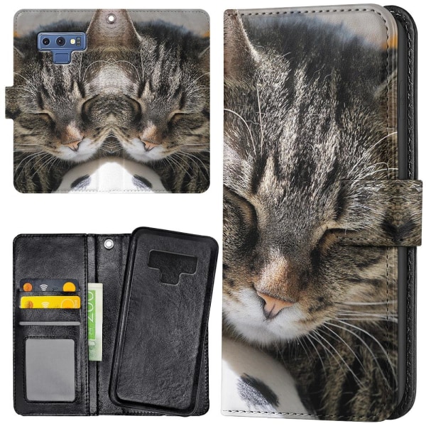 Samsung Galaxy Note 9 - Lommebok Deksel Sovende Katt