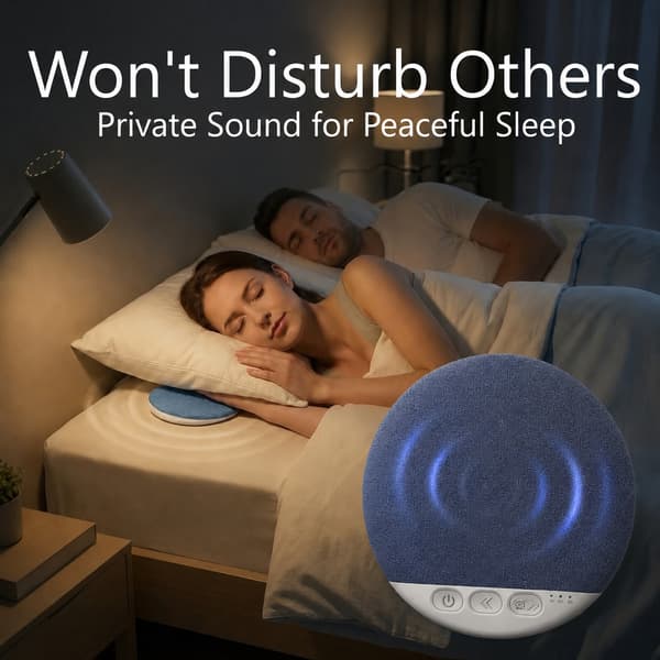 Tyynykaiutin 3D-stereoäänellä ja ajastimella – Bluetooth 5.4
