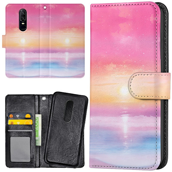 OnePlus 7 - Lommebok Deksel Sunset