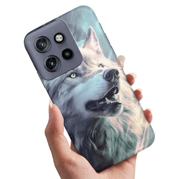 Deksel / Mobildeksel til Motorola Edge 50 Neo - Wolf