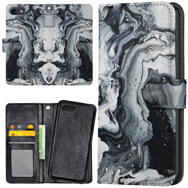 iPhone 6/6s - Mobilcover/Etui Cover Malet Kunst