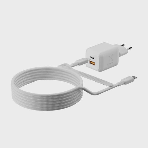Xtorm 70W GaN3 NextGen Hemladdare USB-C/C/A GRS Vit