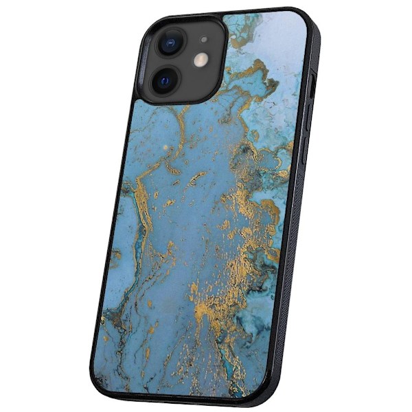 iPhone 12 Mini - Deksel/Mobildeksel Marmor