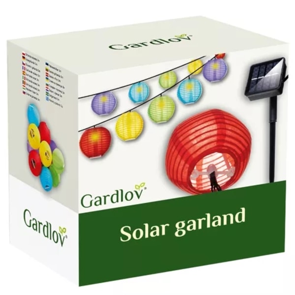 3m LED Girlang - Solcell