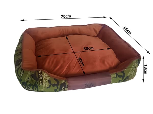 Hundbädd soffa medium Green