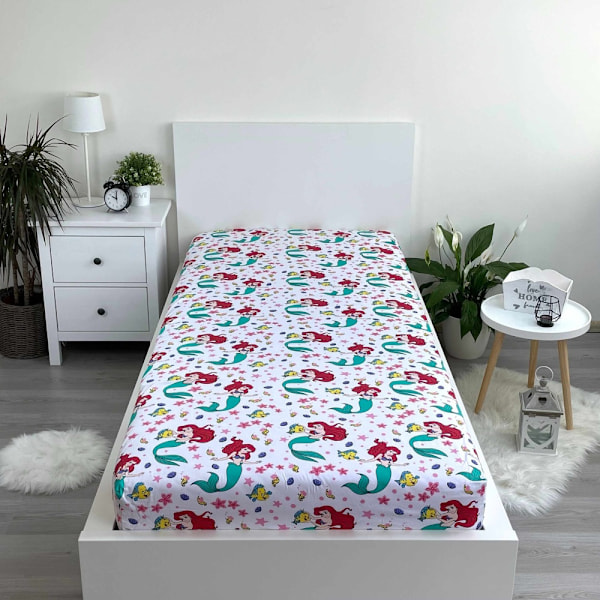 Fitted sheet 90x200 cm med Disney Princess Ariel