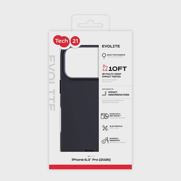 Tech21 Evo Lite MagSafe iPhone 18 Pro/17 Pro Svart