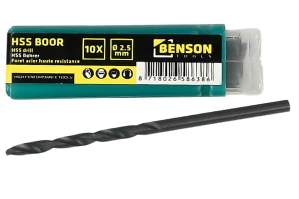 HSS-borr 2.5 mm 10 st