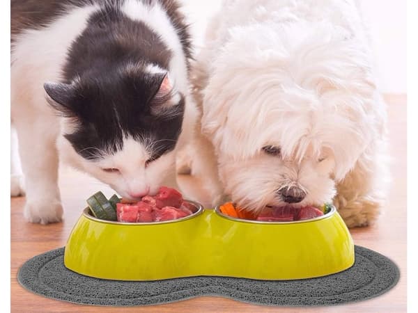 Matskålunderlag / Skålunderlag - Sklisikkert - For hund & katt