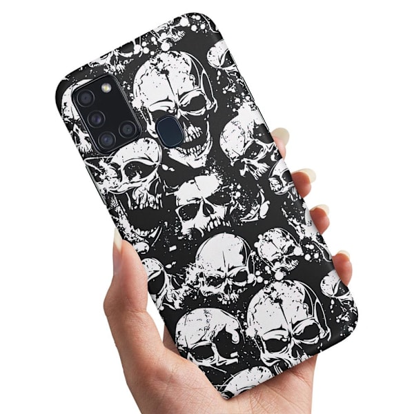 Samsung Galaxy A21s - Cover/Mobilcover Skulls