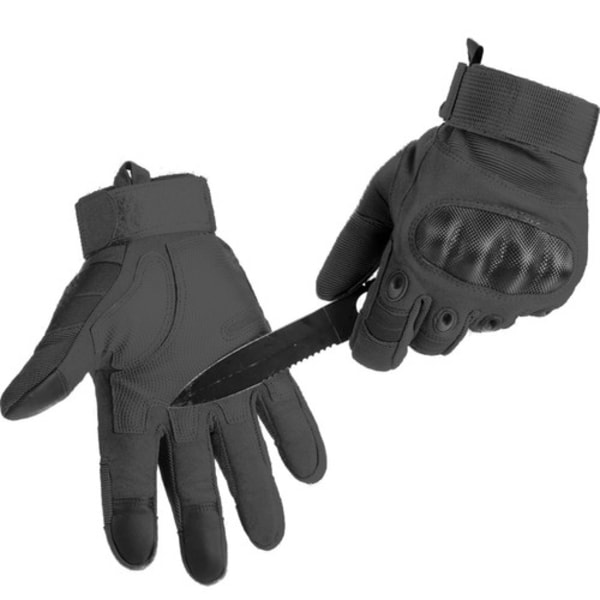 Taktiske handsker med berøring - Militærhandsker Black L