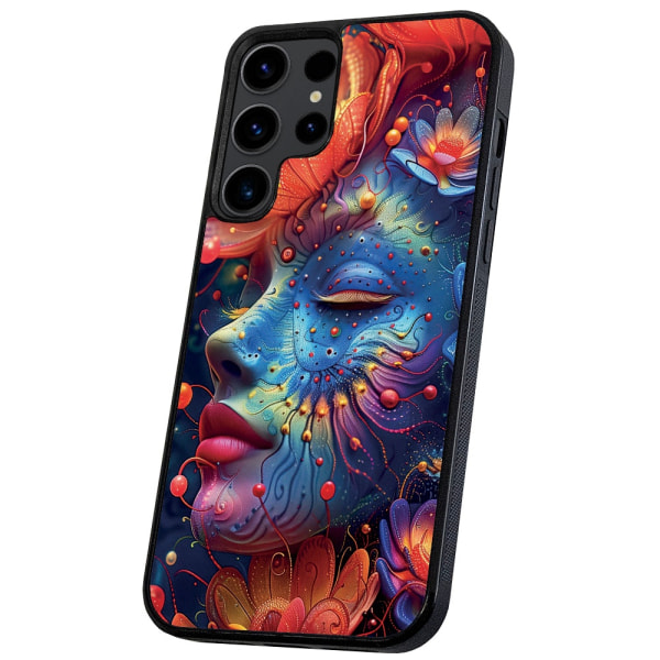 Samsung Galaxy S23 Ultra - Cover/Mobilcover Psychedelic