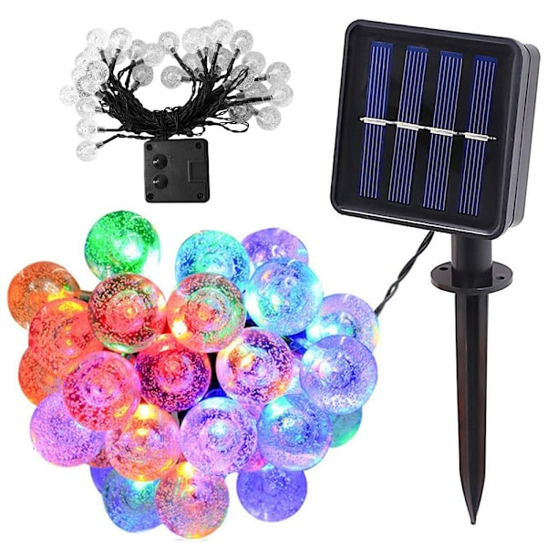 LED Girlang - Solcell MultiColor 40 LED