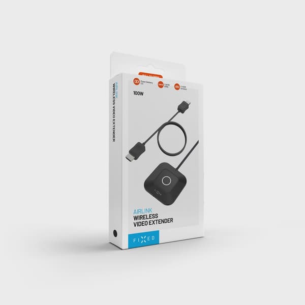 FIXED AirLink Trådlös USB-C/HDMI-sändare Svart