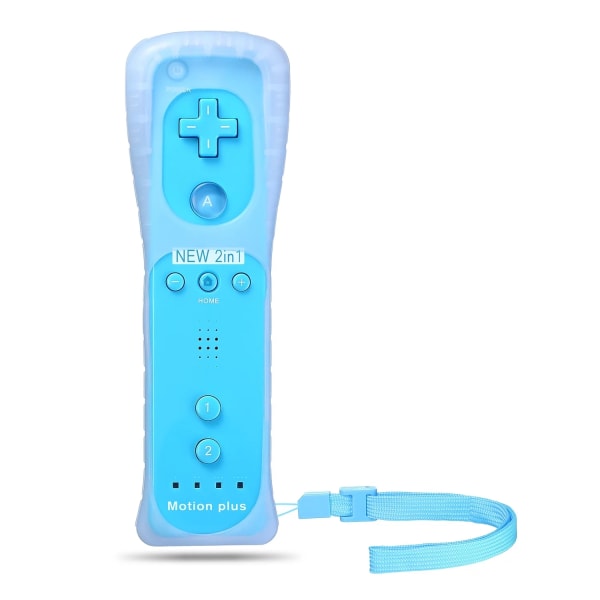 Wii Kontrol med Motion Plus / Håndkontrol til Nintendo Blue