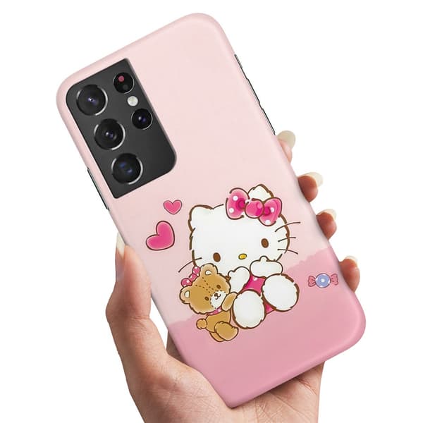 Deksel / Mobildeksel til Samsung Galaxy S21 Ultra - Kitty
