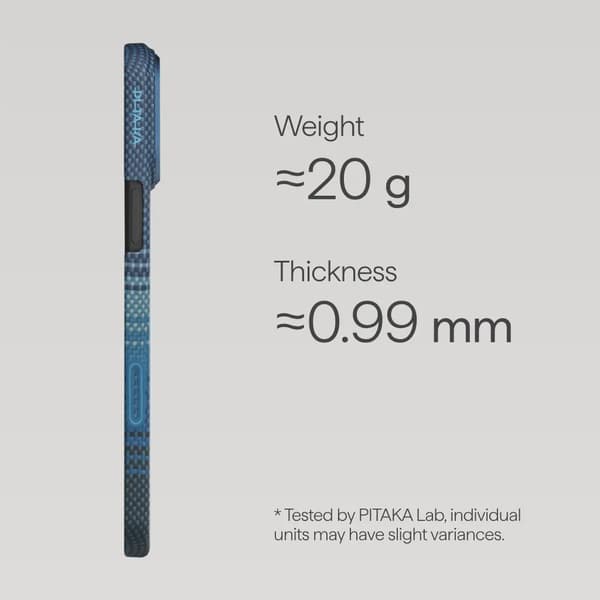 Pitaka Edge MagSafe Fodral iPhone 17 Moonrise
