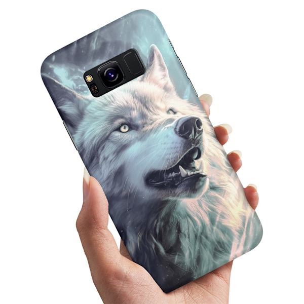 Deksel / Mobildeksel til Samsung Galaxy S8 - Wolf