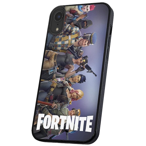 iPhone XR - Skal/Mobilskal Fortnite multifärg