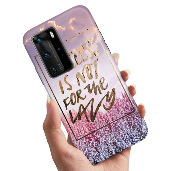 Huawei P40 Pro - Cover/Mobilcover Success Not Lazy