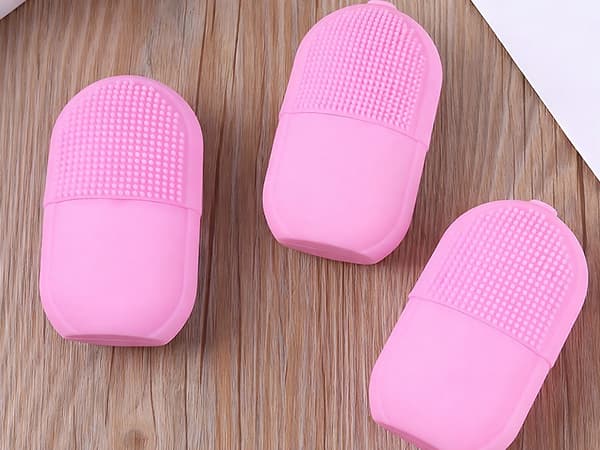 Isroller ansiktsmassage silikon Pink