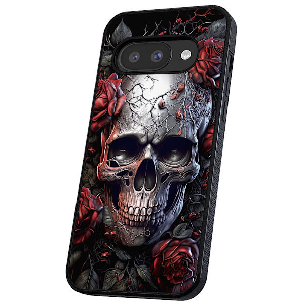 Google Pixel 10A - Deksel/Mobildeksel Skull Roses