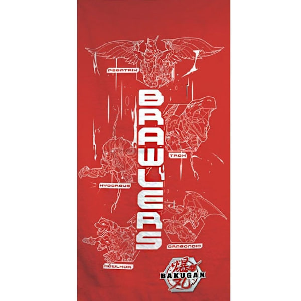 Bakugan badhandduk, strandhandduk 70x140 cm - perfekt för sommardagar!