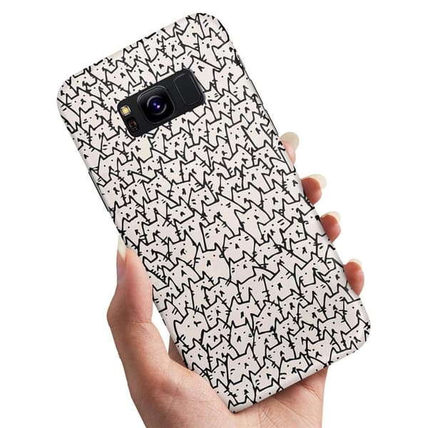 Deksel / Mobildeksel til Samsung Galaxy S8 Plus - Kattgruppe