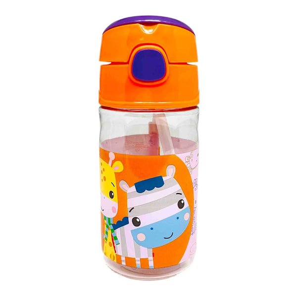 Fisher-Price plastflaska med krok, 350 ml, djurdesign