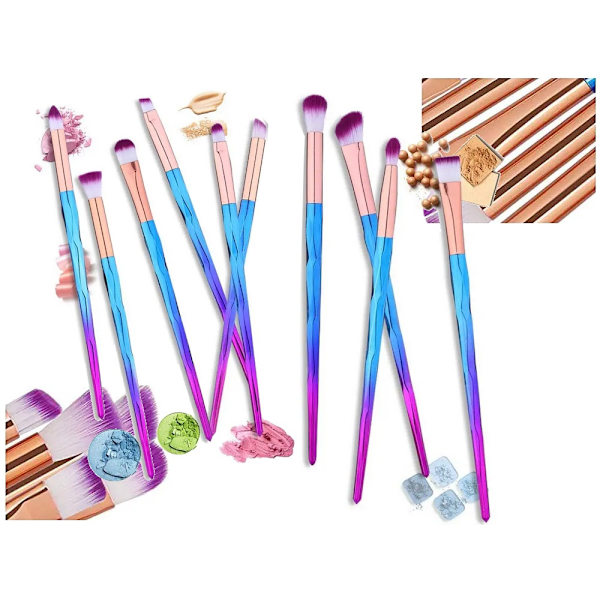 Sminkborstar Set - Smink Borstar - 20-delar