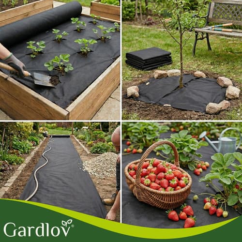 Ogräsduk / Markduk / Marktäckväv - 50g/m² - 1,6 x 20 m