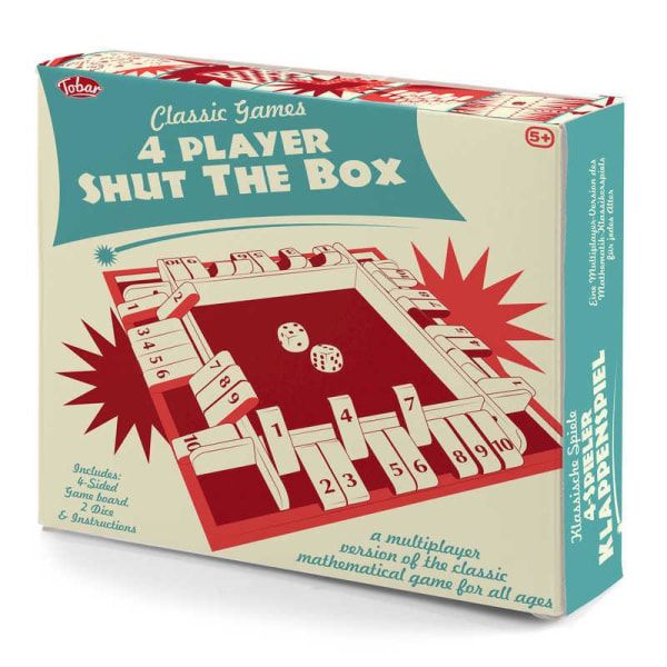 Shut the Box Game / Shut the Box - Terningspill / Festspill Tree